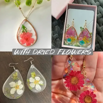 Earrings Mold Tear Drop Resin Silicone